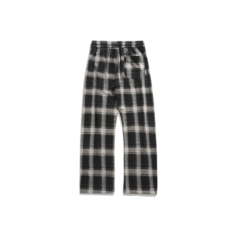 REXSHION Casual Pants Unisex Black-2