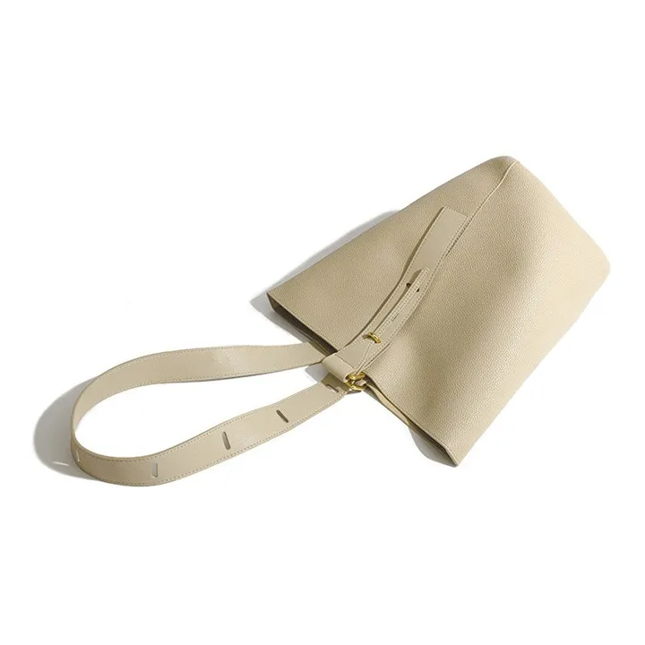 VANDEE Cow Leather Bucket Bags Shoulder Bags Women's Multicolor-1