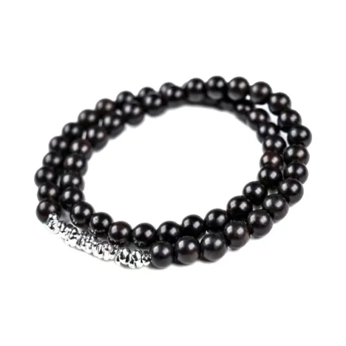 Blooming Petals Ebony Bracelets Unisex