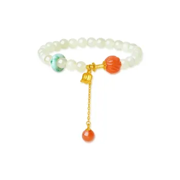 ZXIN JEWELRY Hetian Jade Bracelets White Jade Women's