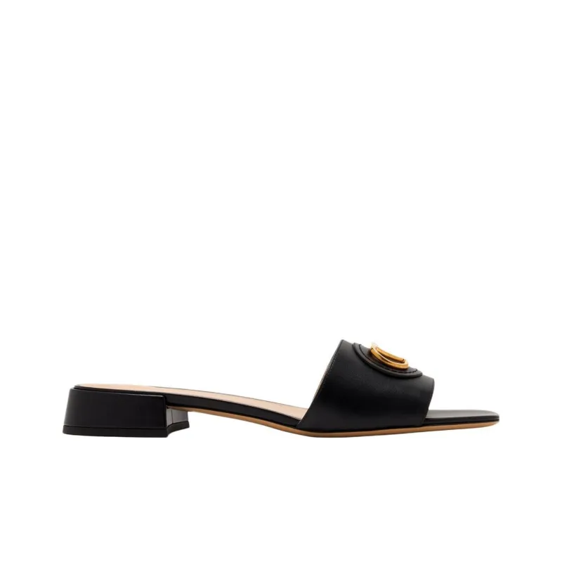 Valentino Slip Resistant Slide Slippers Women's Black-1