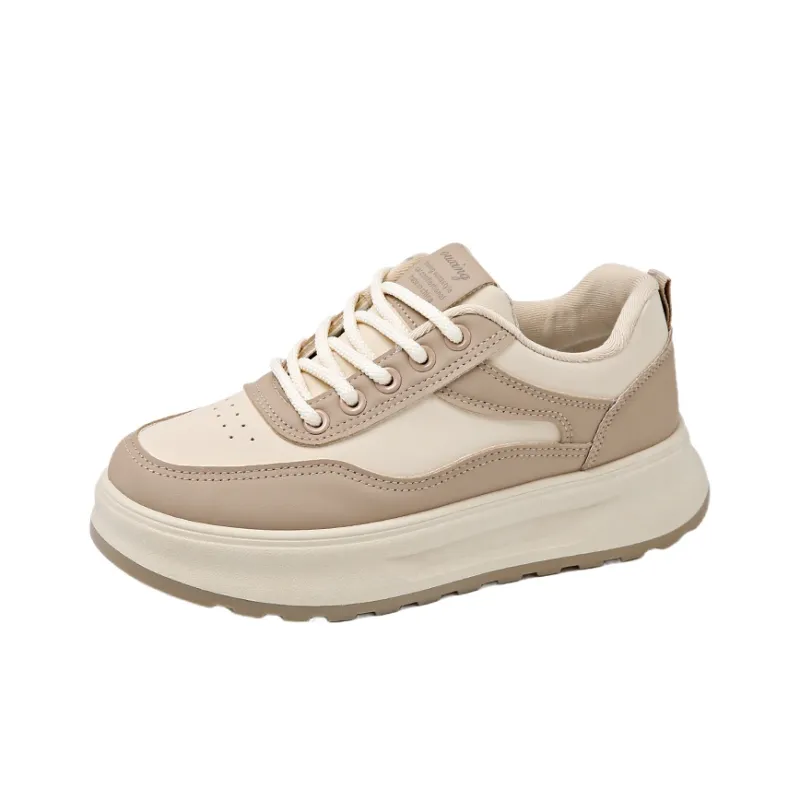 Lycakington Anti Slip And Wear Resistant Height Increasing Low Top Skateboard Shoes Women's-5