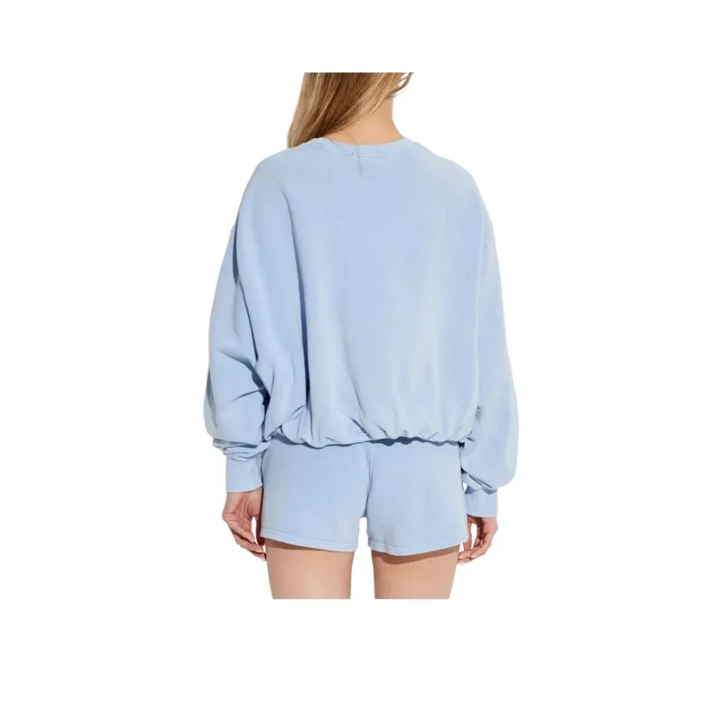 R13 SS25 Sweatshirt Women's Light Blue-3