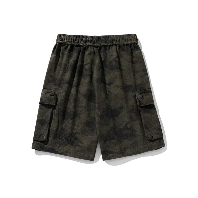 GROW DATE Casual Shorts Unisex Camouflage-1