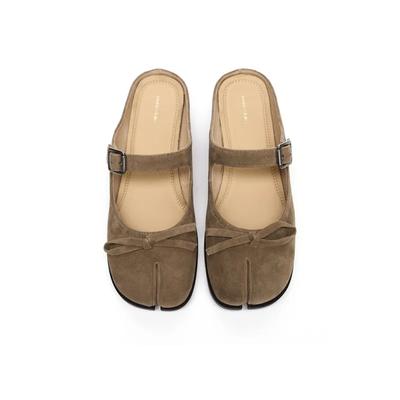 Marie Claire Slip Resistant Wrap toe Slippers Women's Basil Khaki-3