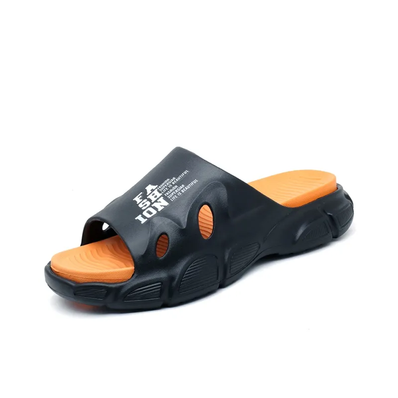NANJIREN EVA Graffiti Slip Resistant Abrasion Resistant Cushioning Slide Slippers Men's-6