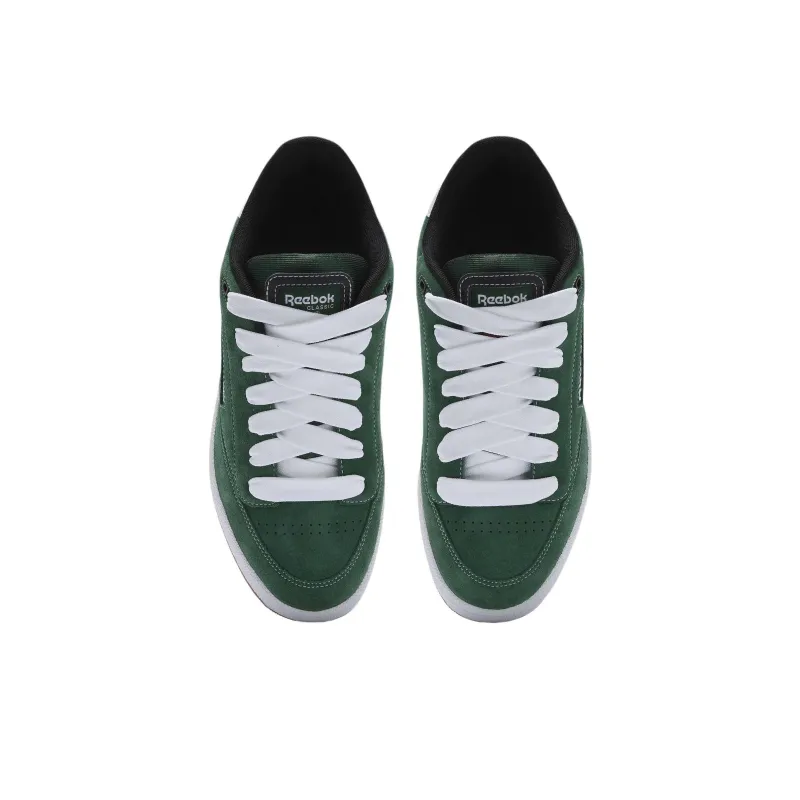 Reebok Club C Anti Slip Wear Resistant Low Top Skateboard Shoes Unisex Green-4