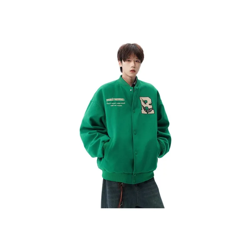 M MAICCO Design Letter Embroidery American Trendy Brand Windbreaker Jackets & Coats Unisex-30
