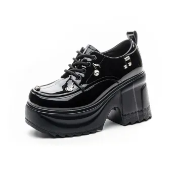 Shoe Cabinet Floral Language Casual Single Shoes Women's