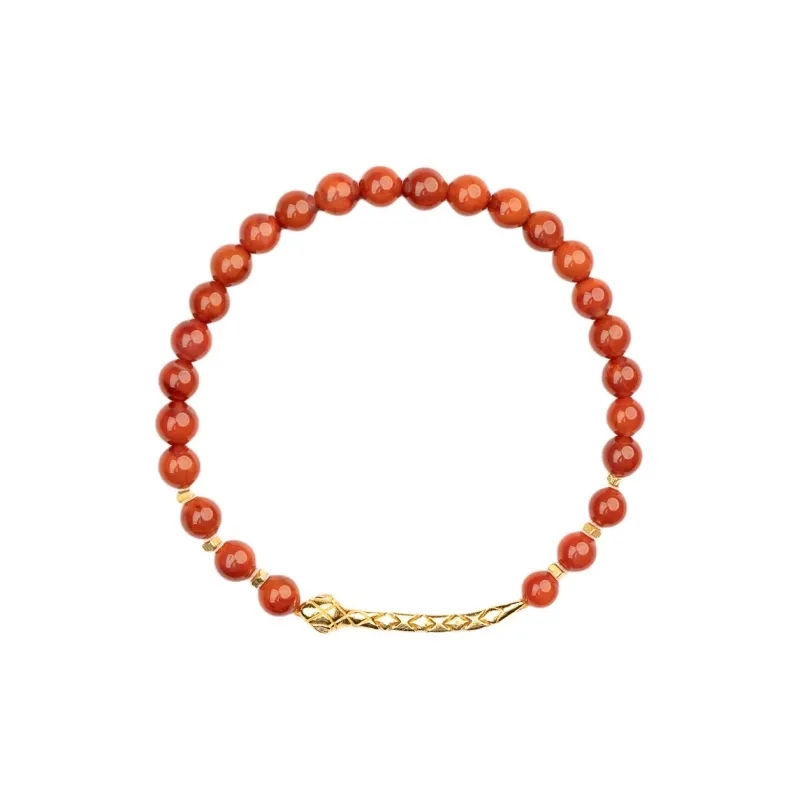 Xianyuan Southern Red Agate Bracelets Unisex-0