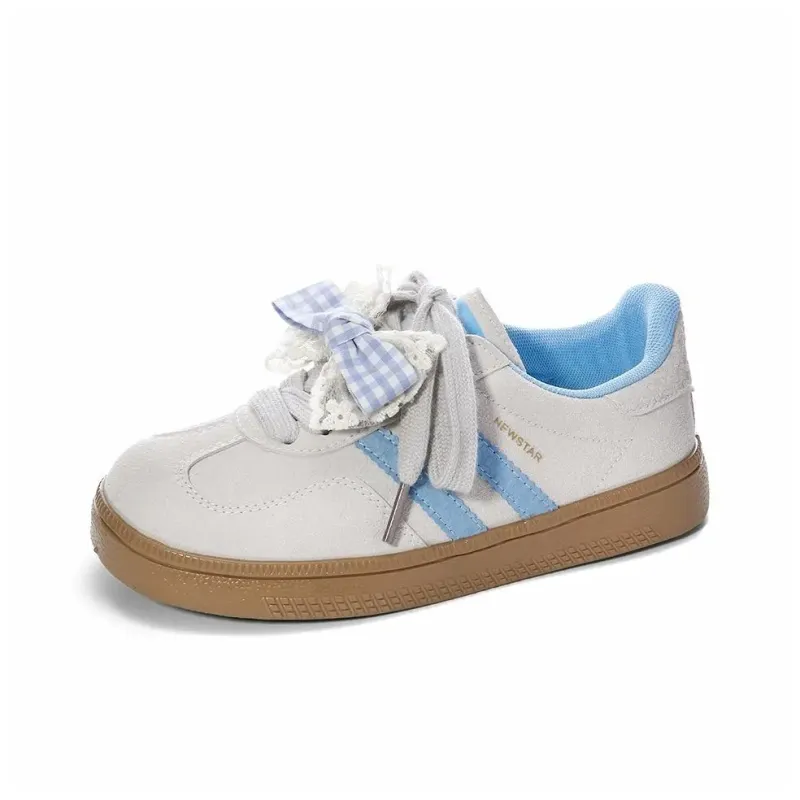 UNIITY Skateboard Shoes Women's Low Top Yellow Blue/Green Brown/Cream Blue-26