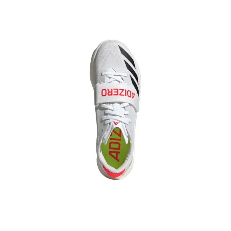 Adidas Adizero TJ/PV Track And Field Cloud White Core Black Lucid Red-4