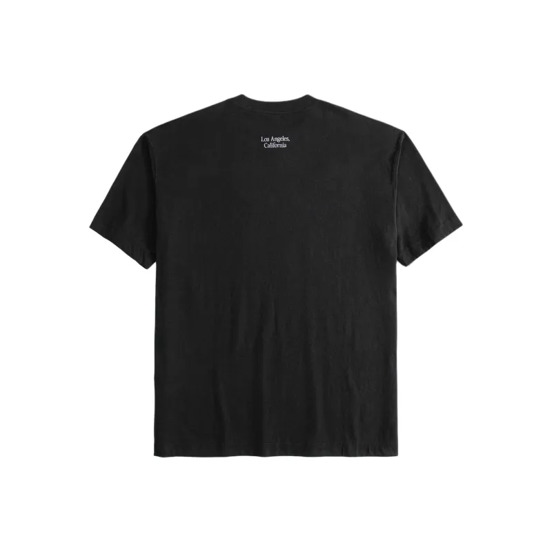Hollister T Shirts Unisex Black-1