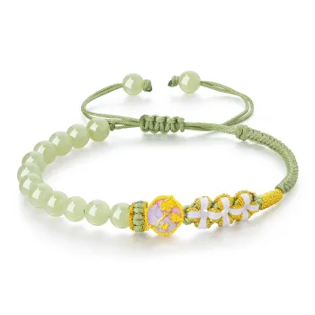 Lao Feng Xiang Chalcedony Bracelets Unisex