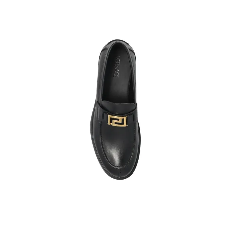 VERSACE Loafers Men Black-4