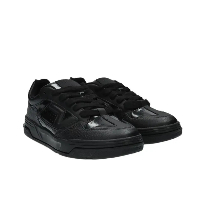 Vans Upland Anti Slip Wear Resistant Low Top Skateboard Shoes Unisex Black-2
