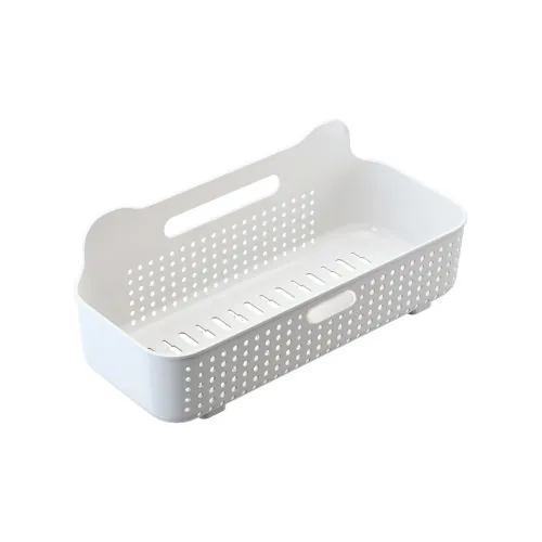 JINGLINGLONG Hole Free Storage Rack For Snacks Cosmetics And Multifunctional Bedside Wall Mounted Basket