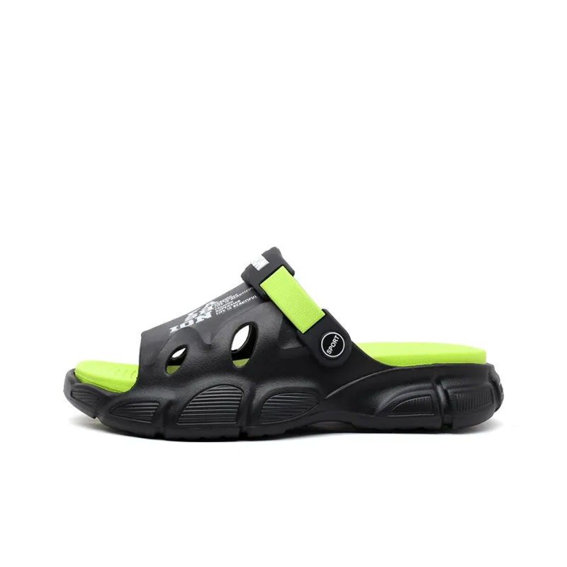 NANJIREN EVA Graffiti Slip Resistant Abrasion Resistant Cushioning Slide Slippers Men's-10