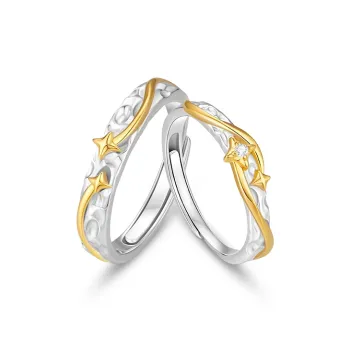 Love Link 925 Sterling Silver Rings Unisex