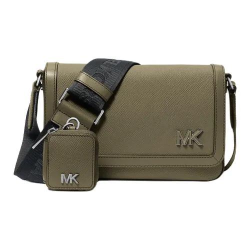 MICHAEL KORS Leather Shoulder Bag Crossbody Bag Mini Men's Hunting Green