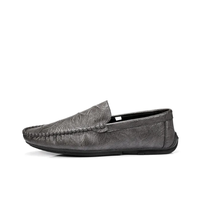 Bull charm Loafers Men Black/Brown/Gray-12