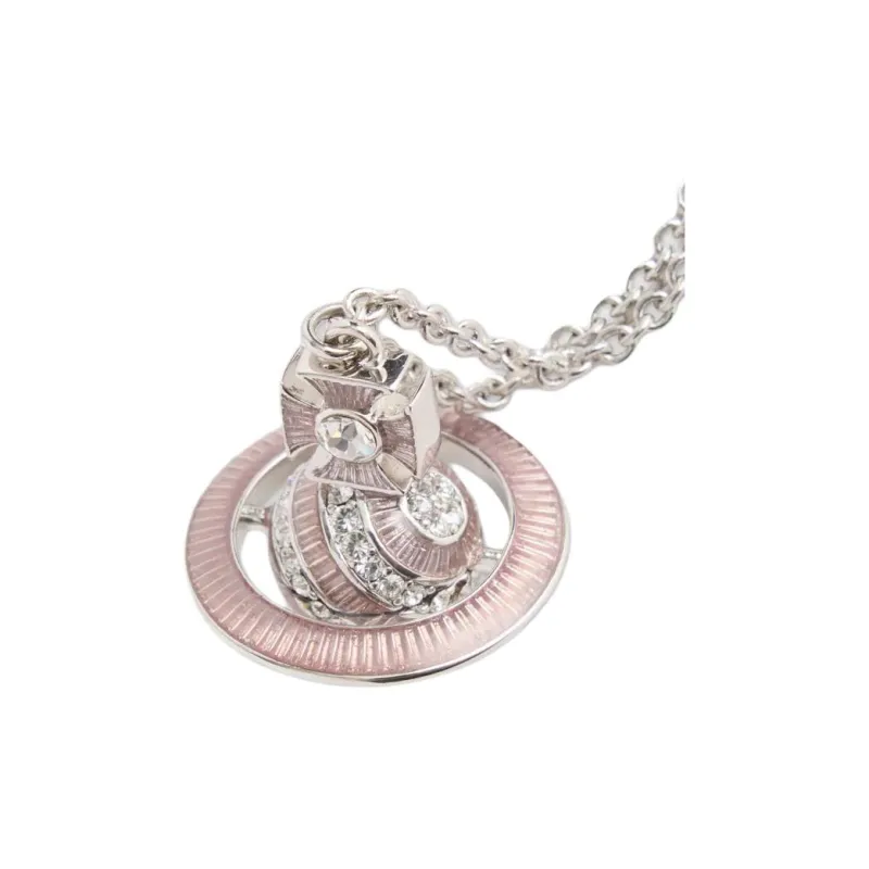 Vivienne Westwood Crystal Necklaces Women's Pink-2