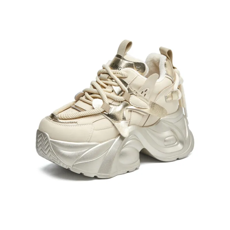 A Poinsettia Princess Low Top Chunky Sneakers Women's-4