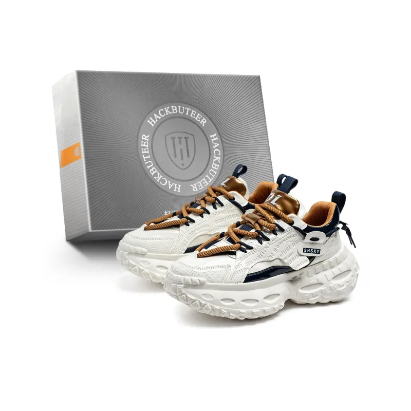 HACKBUTEER Low Top Chunky Sneakers Men's Box-5
