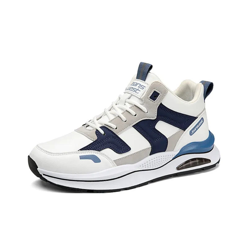 JEANSWEST Anti Slip And Wear Resistant Height Increasing Low Top Casual Shoes Men's-2