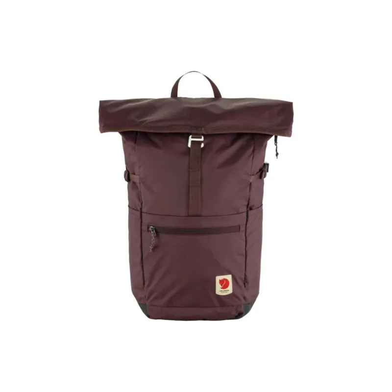 Fjallraven Polyamide Outdoor Mountaineering Bag Backpack Unisex Burgundy-0