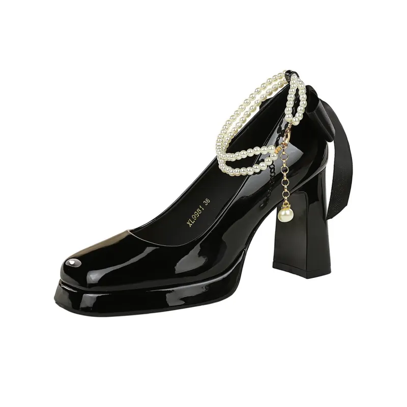 YAFEI XUANYU Chunky Heel High Heels Women's-0