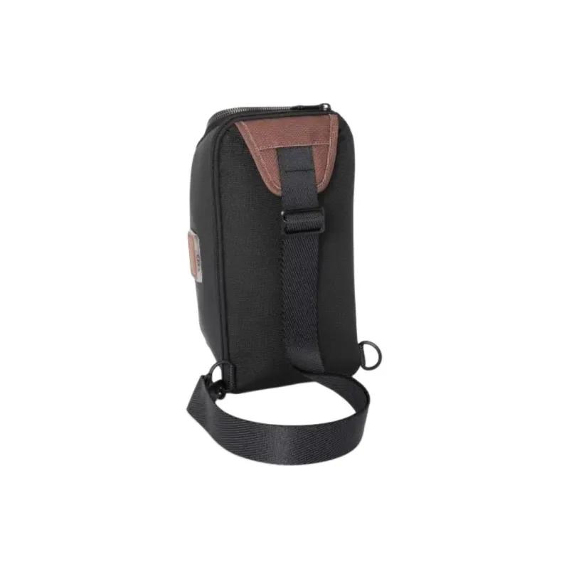 TUMI Fabric Sling Bag Men's Black & Yellow-4