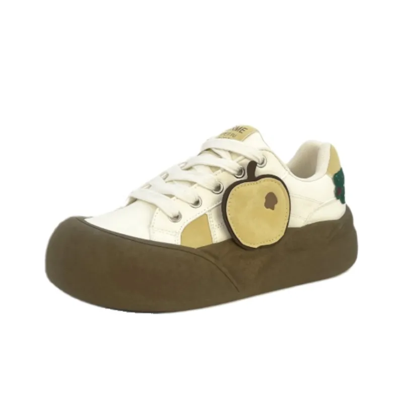 BINGO DUCK Coverage Height Increase Low Top Skateboard Shoes Women's-4