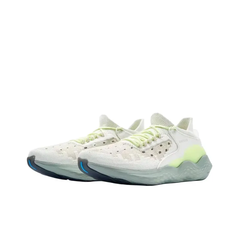 DECATHLON JOGFLOW 590.1 Anti Slip Wear Resistant Low Top Running Shoes Men's White Green-3