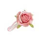 Pink Rose Duckbill Clip