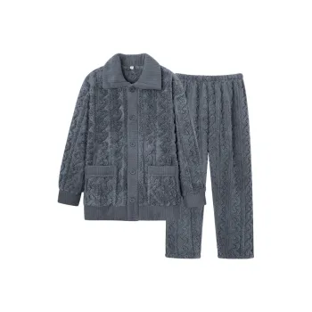 O'MESIK Pajama Set Men's Dark Gray