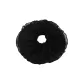 Black Pleated Oversized Headband