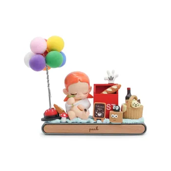 [Set Scenery & Resculpt] POP MART Zsiga Allowed, All Of This. New Branches, Parking Sign Hang Tag Box 10cm