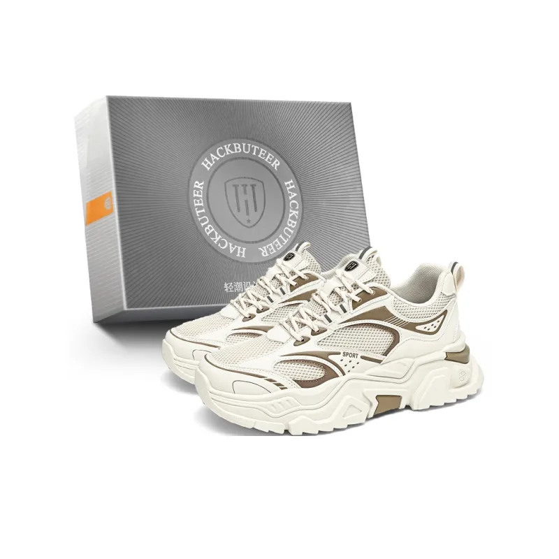 HACKBUTEER Low Top Chunky Sneakers Men's Box Included-8