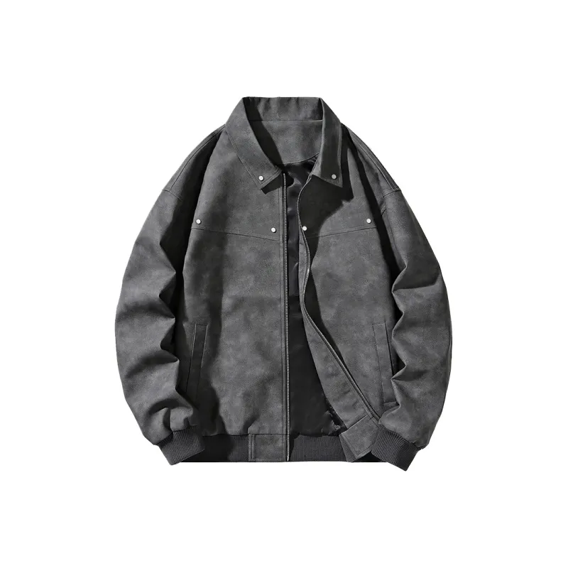 THREEAGAINTHR33 Leather Jacket Unisex-10