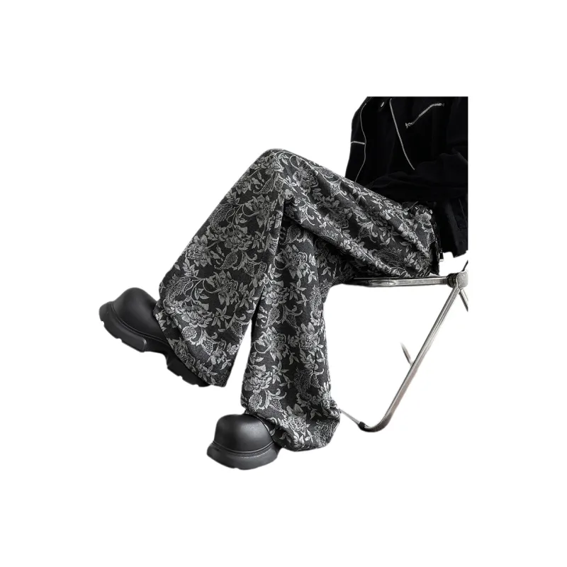 WARNING LIGHT Casual Pants Unisex Black-5