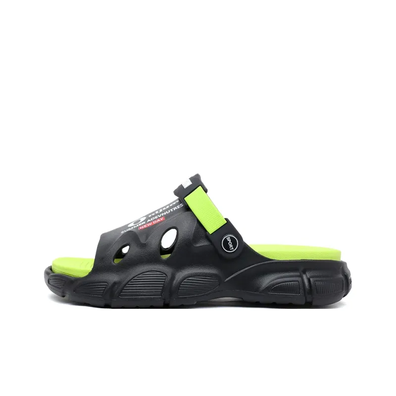NANJIREN EVA Graffiti Slip Resistant Abrasion Resistant Cushioning Slide Slippers Men's-10