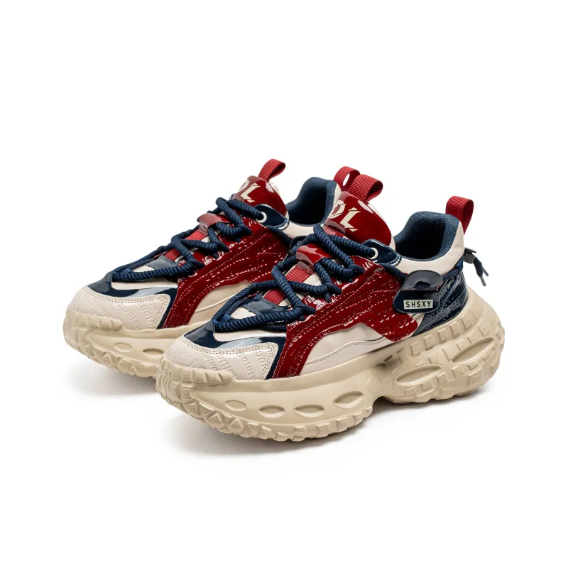 HACKBUTEER Low Top Chunky Sneakers Men's Box-3