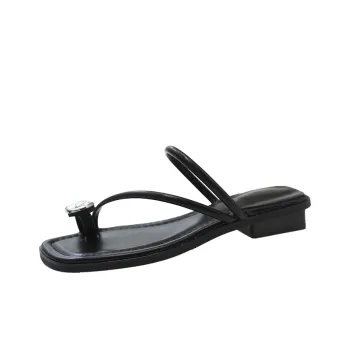 CZRSK Quiet Abrasion Resistant Slip Resistant Flip Flops Women's