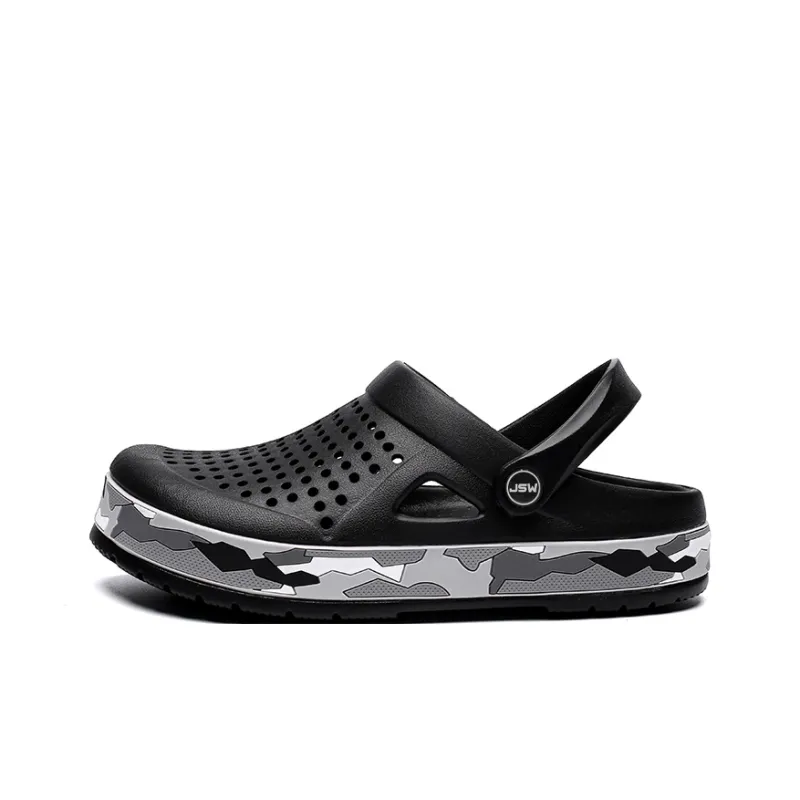 JEANSWEST Fashion Niche Design, Cloud Like Clogs Men's-0