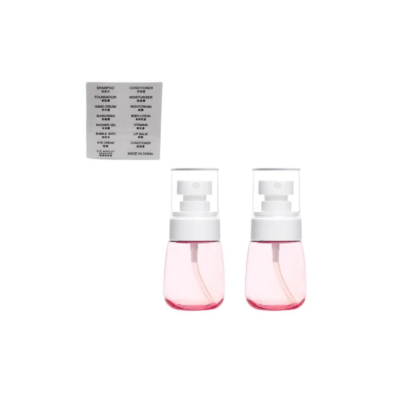 JIAOXUEFEI 2 Pack 30ml Fine Mist Spray Bottle Perfume Spray Bottle Press Bottle Empty Travel Makeup Bottle-9