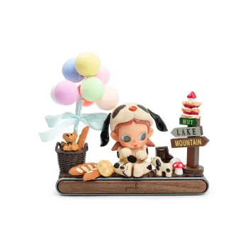 [Set Scenery & Resculpt] POP MART Zsiga Allowed, All Of This. Clumsy Camouflage, Parking Sign Hang Tag Box 10cm