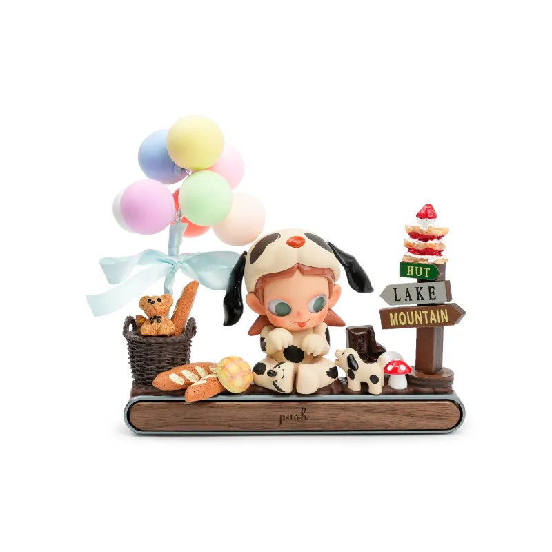 [Modified Doll] POP MART Zsiga Allowed, All Of This. Clumsy Camouflage, Parking Sign Hang Tag Box 10cm-0
