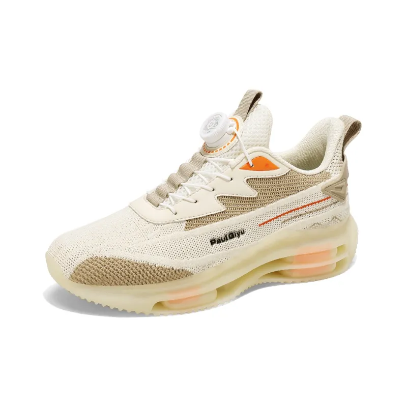 MEKY Cushioning Breathable Height Increasing Low Top Casual Training Sprint Running Shoes Men's-8