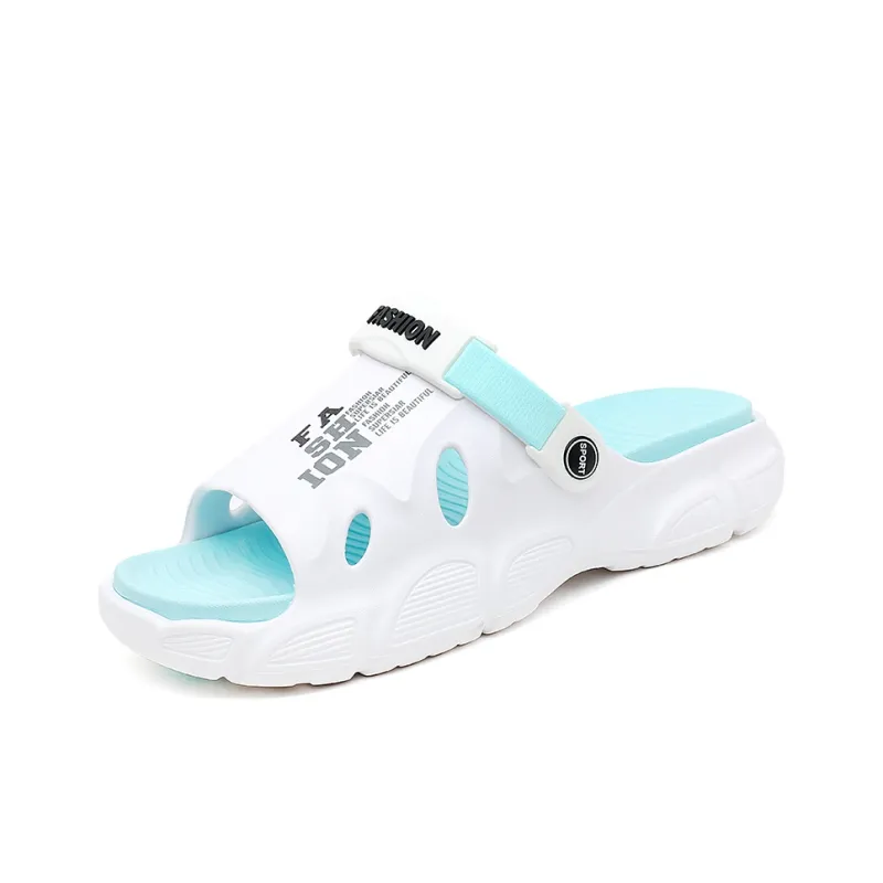 NANJIREN EVA Graffiti Slip Resistant Abrasion Resistant Cushioning Slide Slippers Men's-1